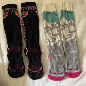 Smart wool and Darn tough ski sock bundle